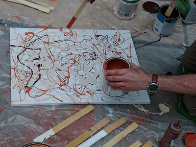 Workshop Action Painting Rotterdam