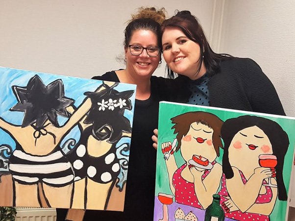 Workshop Dikke Dames Schilderen Zwolle