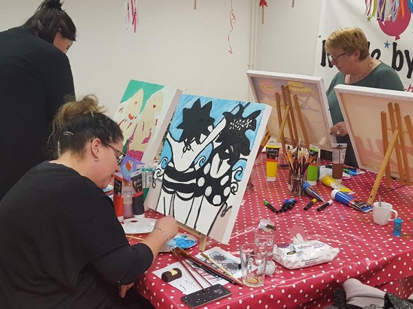 Workshop Dikke Dames Schilderen